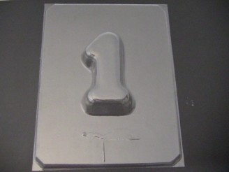 8001 Number 1 Large Chocolate or Hard Candy Mold